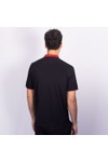Gant Mens Black Graphic Pique Polo Shirt