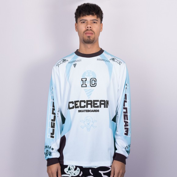 BBC Icecream Mens Multicoloured Motorcycle L/S T-Shirt #3