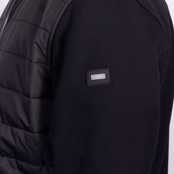 Bugatti Mens Black Sweatshirt Jacket main image