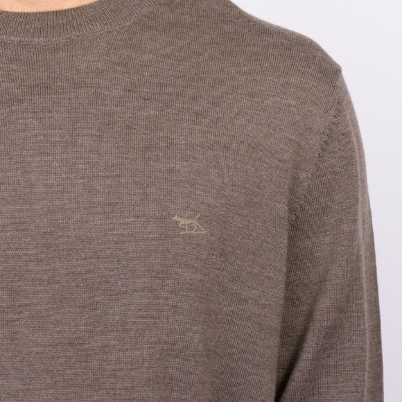 Rodd & Gunn Mens Brown York Bay Knit Jumper  main image