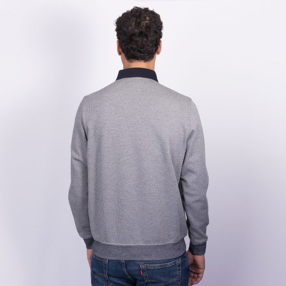 Bugatti Mens Blue Long Sleeve Polo Shirt main image