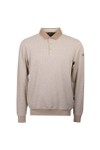 Bugatti Mens Brown Long Sleeve Polo Shirt