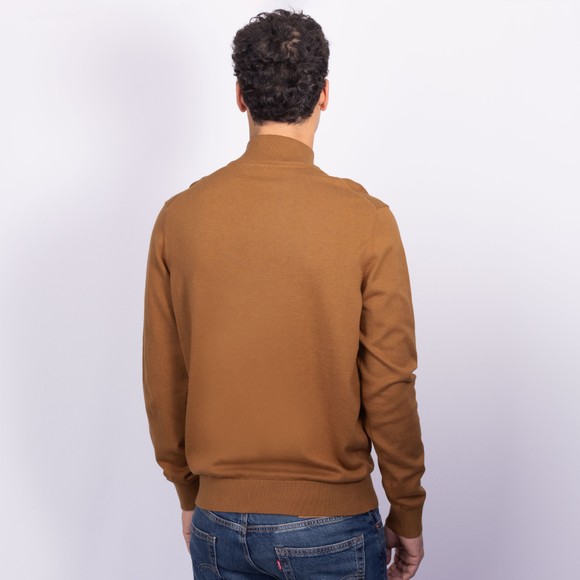 Bugatti Mens Beige Troyer 1/4 Zip Knit main image