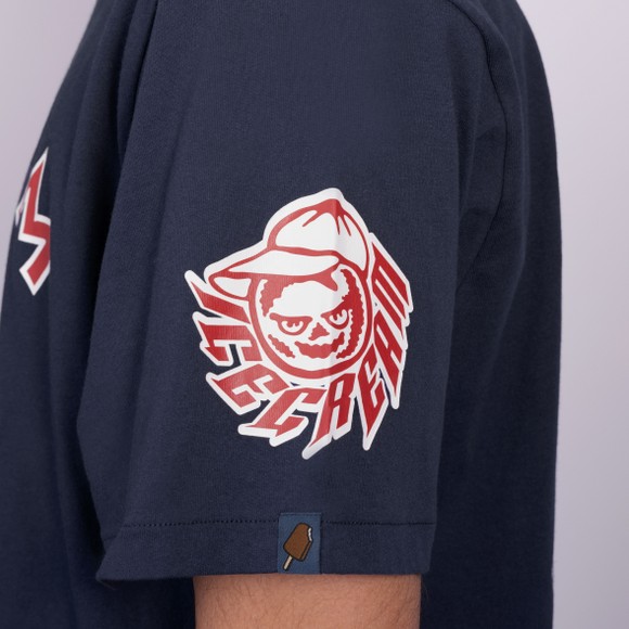 BBC Icecream Mens Blue Multi Graphic T-Shirt #4