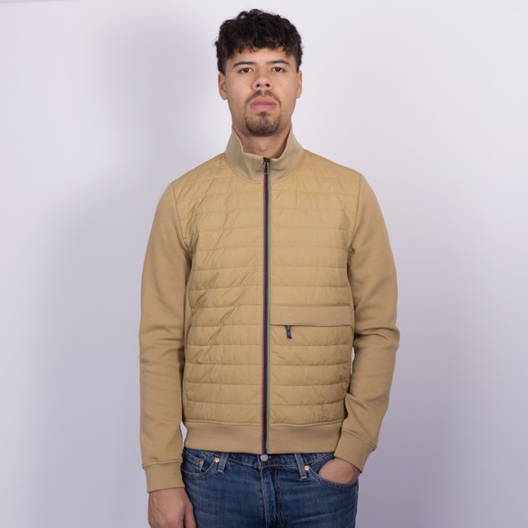 PS Paul Smith Mens Brown Mixed Media Jacket #3