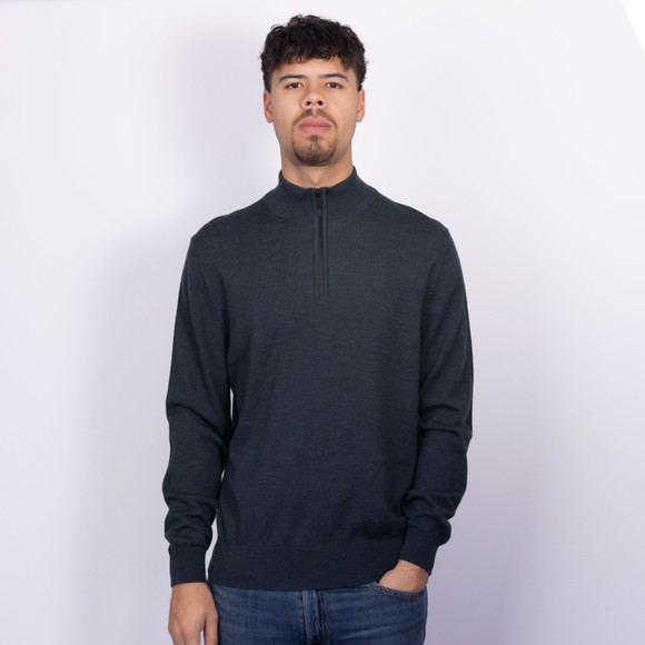 Rodd & Gunn Mens Blue Nobles Knit Half Zip Jumper  main image