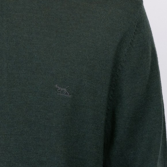 Rodd & Gunn Mens Green Nobles Knit Half Zip Jumper  main image