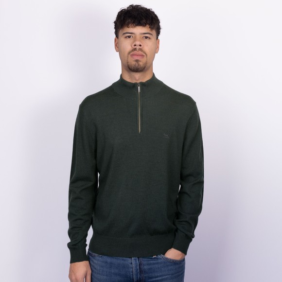 Rodd & Gunn Mens Green Nobles Knit Half Zip Jumper  main image