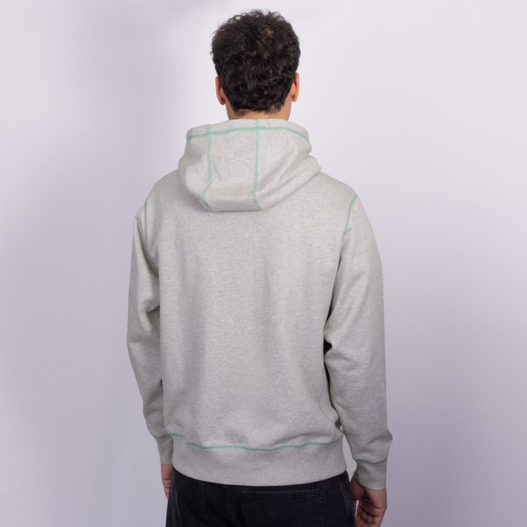 Billionaire Boys Club Mens Grey Contrast Stitch Script Logo Hoodie #4