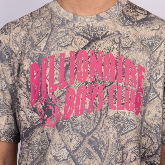 Billionaire Boys Club Mens Multicoloured Diamonds & Dollars Tree Arch Logo T-Shirt #3