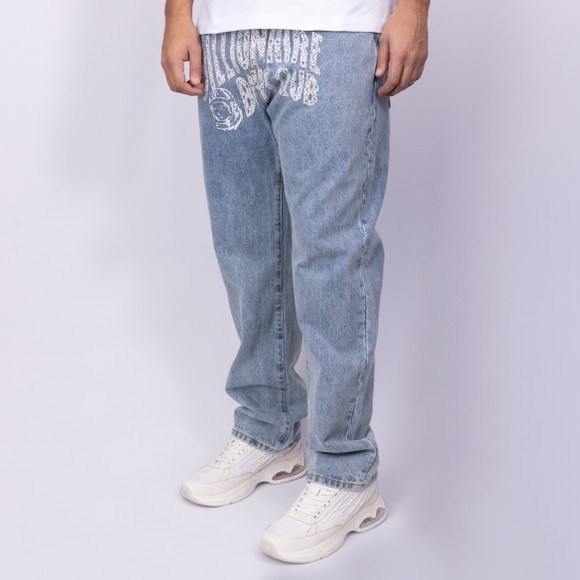 Billionaire Boys Club Mens Blue Arch Logo Denim Jeans  #3