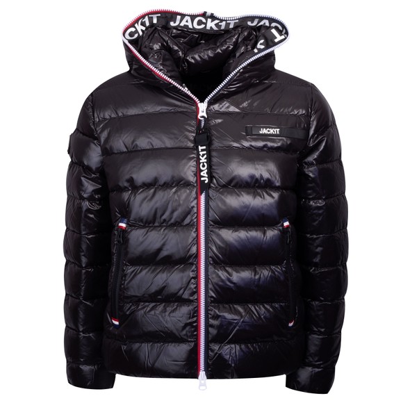 Jack1t Mens Black R3D Tricolour Hooded Jacket