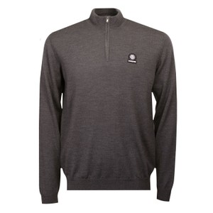 Merino Wool Quarter Zip Jumper