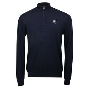 Merino Wool Quarter Zip Jumper