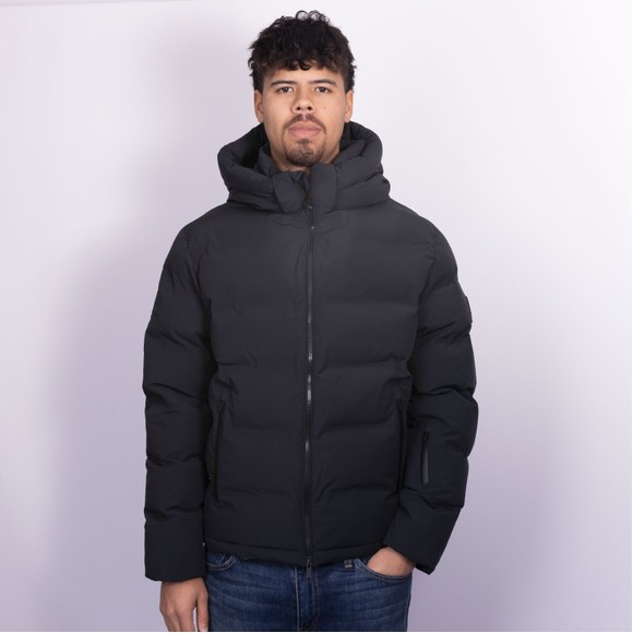 Sandbanks Mens Black Waterproof Banks Puffer Jacket #3