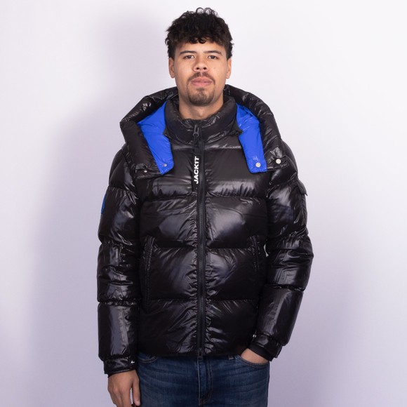 Jack1t Mens Black EZ Slick Racer Hooded Jacket