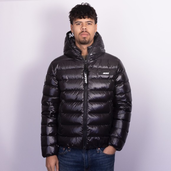 Jack1t Mens Black R3D Slick Racer Hooded Jacket