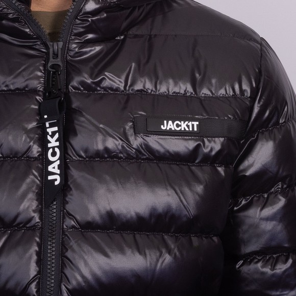 Jack1t Mens Black R3D Slick Racer Hooded Jacket main image