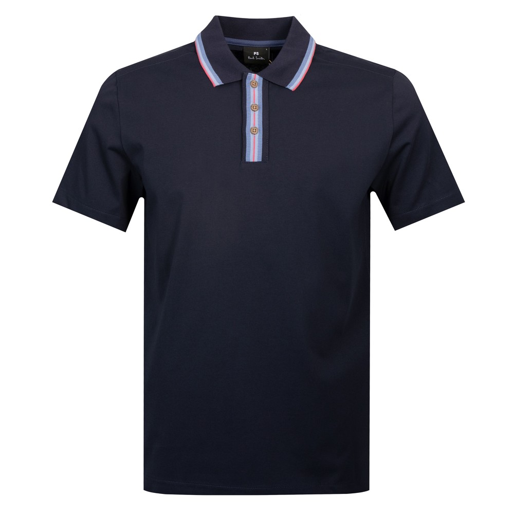 Contrast Collar Polo