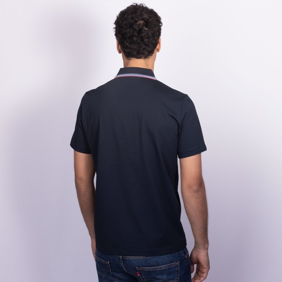 PS Paul Smith Mens Blue Contrast Collar Polo #4