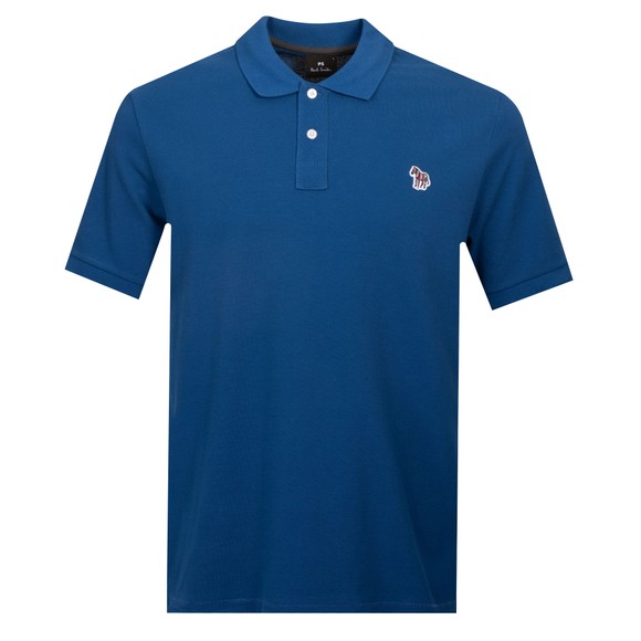 PS Paul Smith Mens Blue Zebra Polo Shirt #1