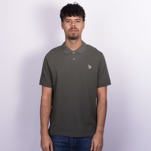 PS Paul Smith Mens Grey Zebra Polo Shirt #2
