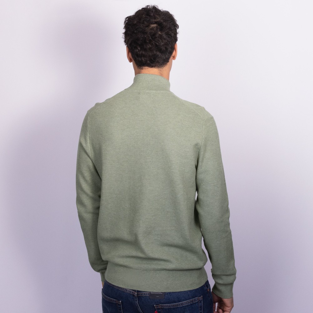 Polo Ralph Lauren Waffle Half Zip Sweatshirt | Oxygen Clothing