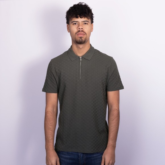 PS Paul Smith Mens Grey Zip Front Polo Shirt #3