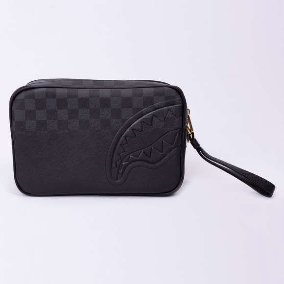 Sprayground Mens Black Spritz Toiletry Bag main image