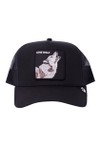 Goorin Bros. Mens Black Lone Wolf Trucker Cap