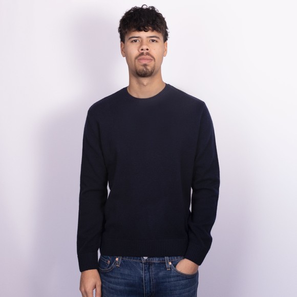 Colorful Standard Mens Blue Merino Wool Jumper