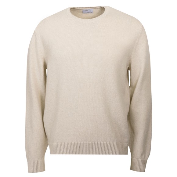Colorful Standard Mens White Merino Wool Jumper