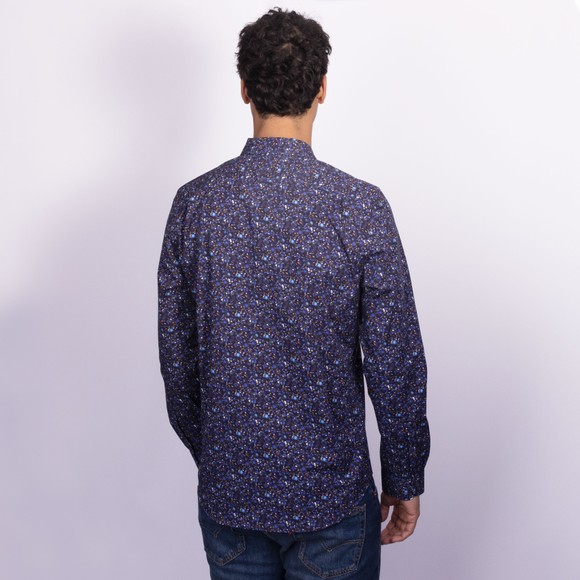 PS Paul Smith Mens Blue Flower Print Shirt #4