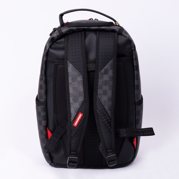 Sprayground Mens Black Scribble Shark Backpack main image