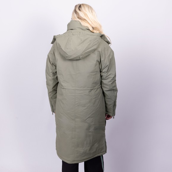 Rino & Pelle Womens Green Quinte Jacket With Detachable Faux Fur #3