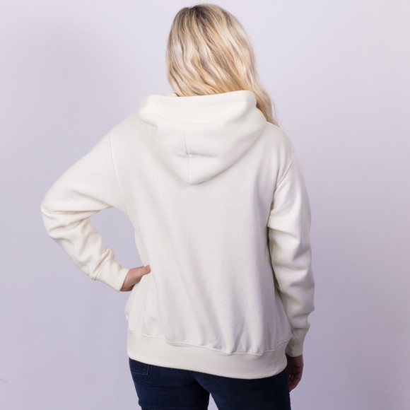 Polo Bear By Ralph Lauren Womens Off-White Fleece Hoodie #3