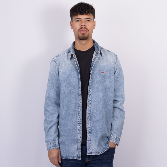 Diesel Mens Blue Simply Denim Shirt #3
