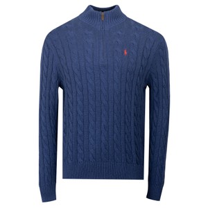 Cable Knit Half Zip Jumper