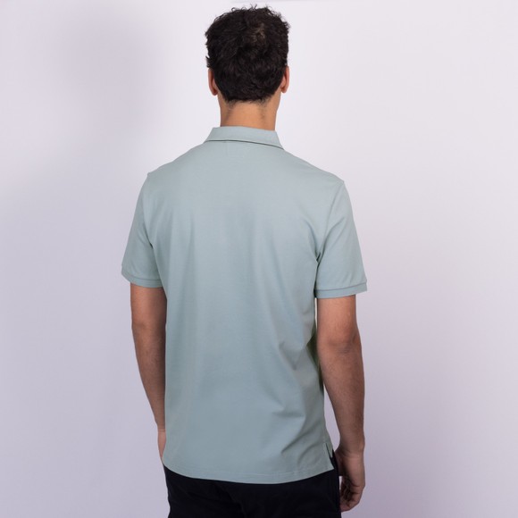 C.P. Company Mens Blue Stretch Pique Tipped Polo Shirt #3