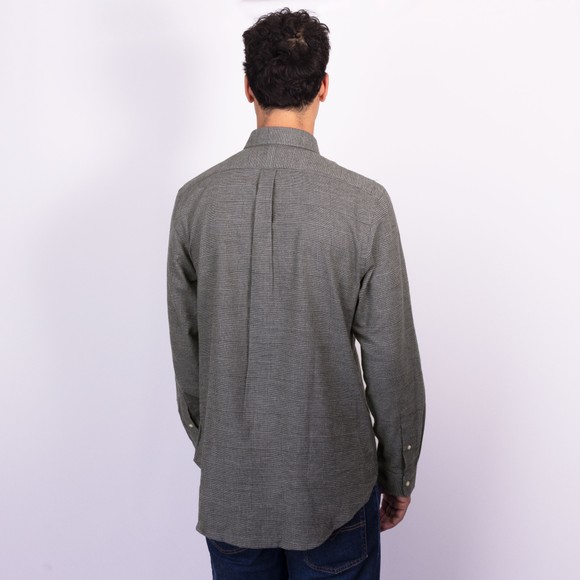 Polo Ralph Lauren Mens Grey Custom Fit Plaid Performance Twill Shirt #3