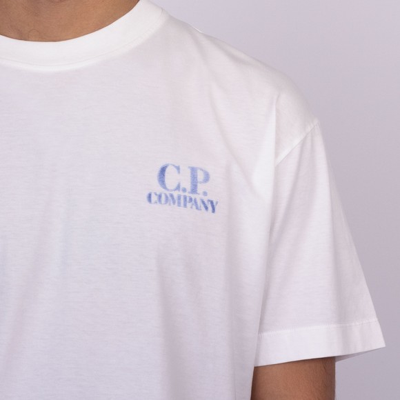 C.P. Company Mens White Jersey Comfort T Shirt #3