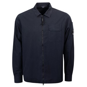 Organic Gabardine Zipped Lens Overshirt