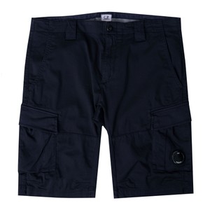 Stretch Sateen Cargo Lens Shorts