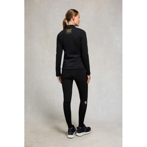 Holland Cooper Womens Black Crystal Zip Jacket #4