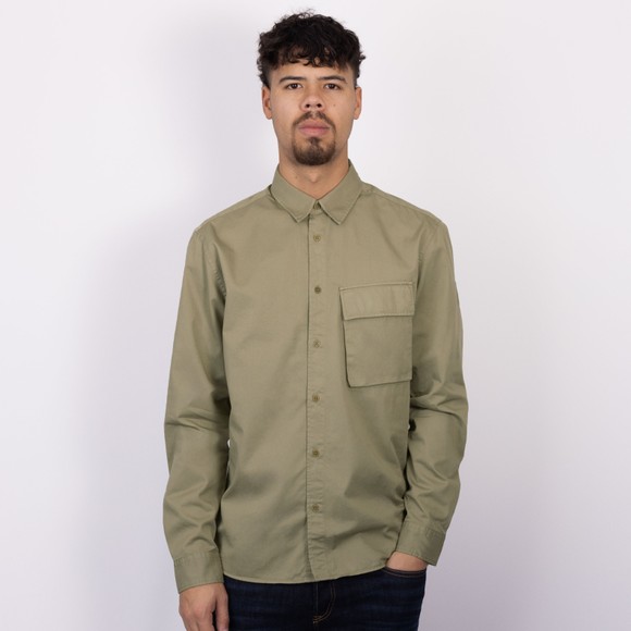 Belstaff Mens Green Scale Shirt #3