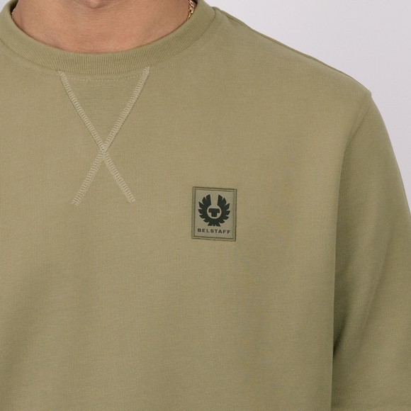 Belstaff Mens Green Chest Logo Sweatshirt #3