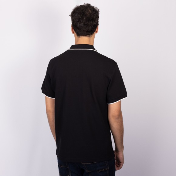 Belstaff Mens Black Tipped Polo Shirt #4