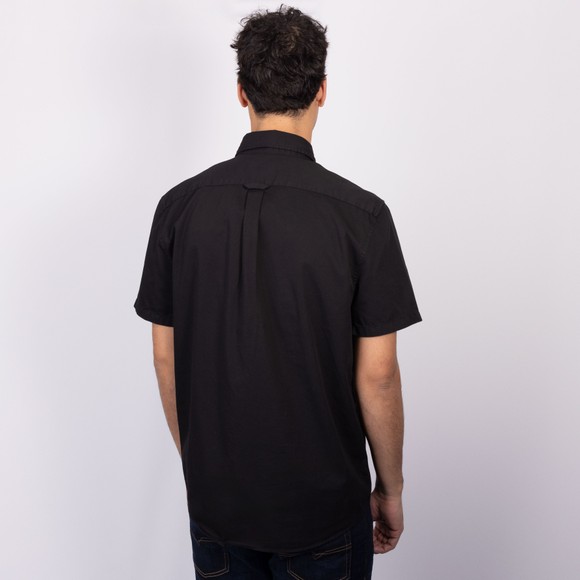 Belstaff Mens Black Scale Short Sleeve Shirt #4