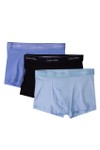Calvin Klein Mens Blue Relaxed Fit Trunks