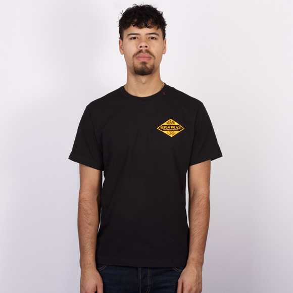 Replay Mens Black Miami Palace T-Shirt main image